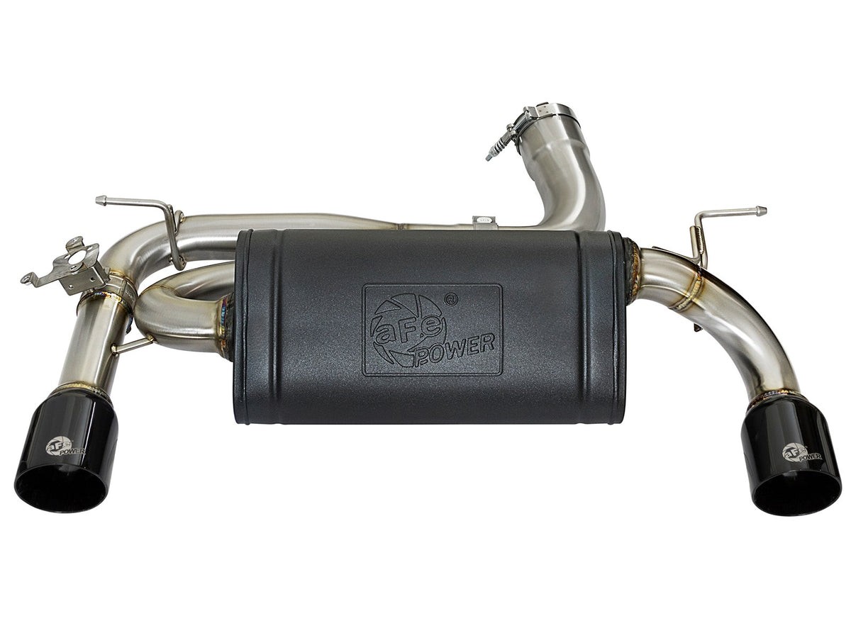 aFe MACH Force-Xp 3 IN to 2-1/2 IN 304 Stainless Steel Axle-Back Exhaust System - BMW 335i/335i xDrive (F30) 2012-2015 435i/ixDrive (F32/F33) 2014-2016
