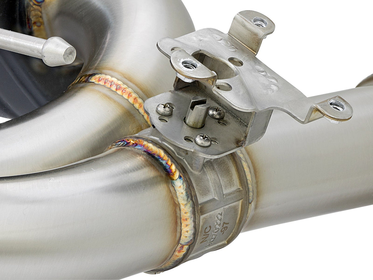 aFe MACH Force-Xp 3 IN to 2-1/2 IN 304 Stainless Steel Axle-Back Exhaust System - BMW 335i/335i xDrive (F30) 2012-2015 435i/ixDrive (F32/F33) 2014-2016