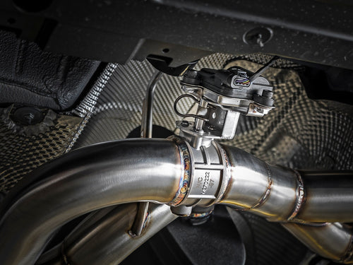 aFe MACH Force-Xp 3 IN to 2-1/2 IN 304 Stainless Steel Axle-Back Exhaust System - BMW M3/M4 (F80/82/83) 2015-2020