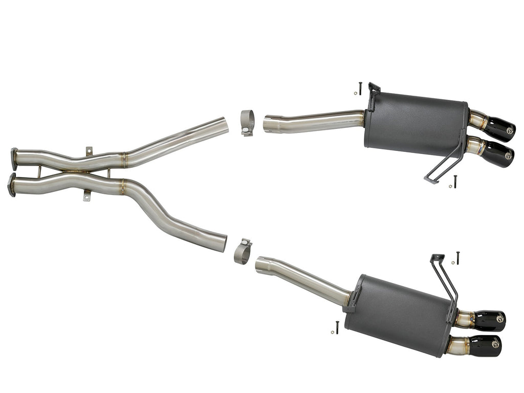 aFe MACH Force-Xp 2-1/2 IN 304 Stainless Steel Cat-Back Exhaust System - BMW Z4 M (E85/E86) 2005-2008