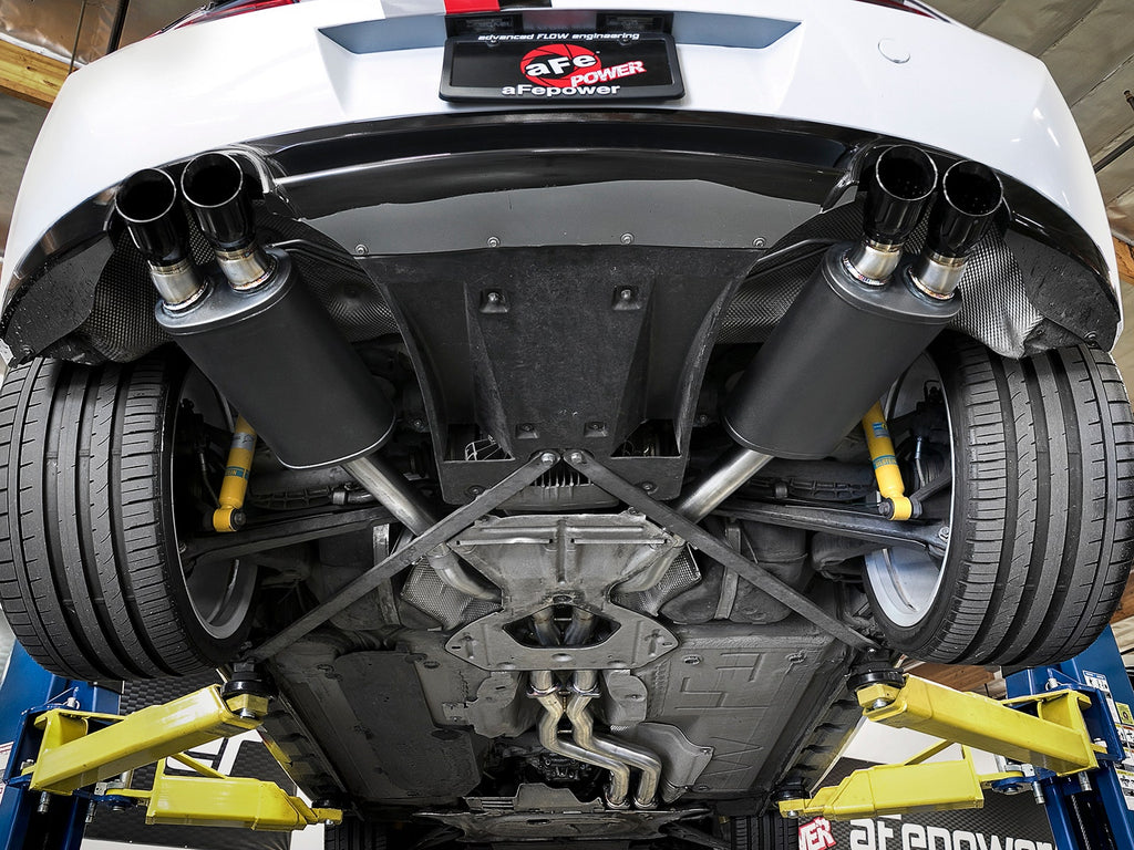 aFe MACH Force-Xp 2-1/2 IN 304 Stainless Steel Cat-Back Exhaust System - BMW Z4 M (E85/E86) 2005-2008