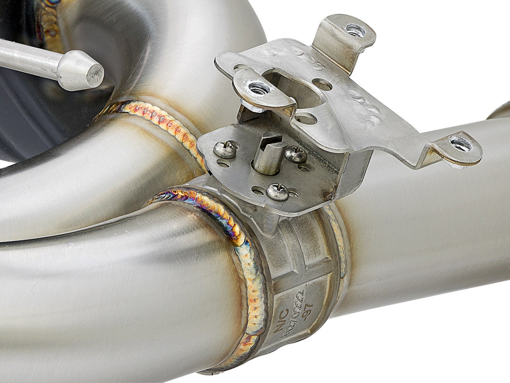aFe MACH Force-Xp 3 IN to 2-1/2 IN 304 Stainless Steel Cat-Back Exhaust System - BMW 335i (F30) 2012-2015 435i (F32/F33) 2014-2016