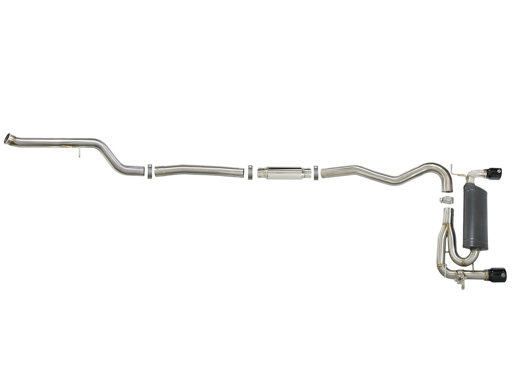 aFe MACH Force-Xp 3 IN to 2-1/2 IN 304 Stainless Steel Cat-Back Exhaust System - BMW 335i (F30) 2012-2015 435i (F32/F33) 2014-2016