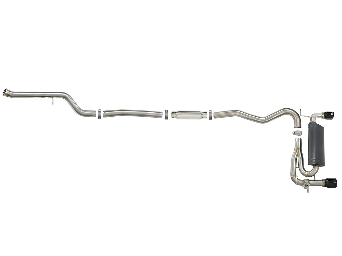 aFe MACH Force-Xp 3 IN to 2-1/2 IN 304 Stainless Steel Cat-Back Exhaust System - BMW 335i (F30) 2012-2015 435i (F32/F33) 2014-2016