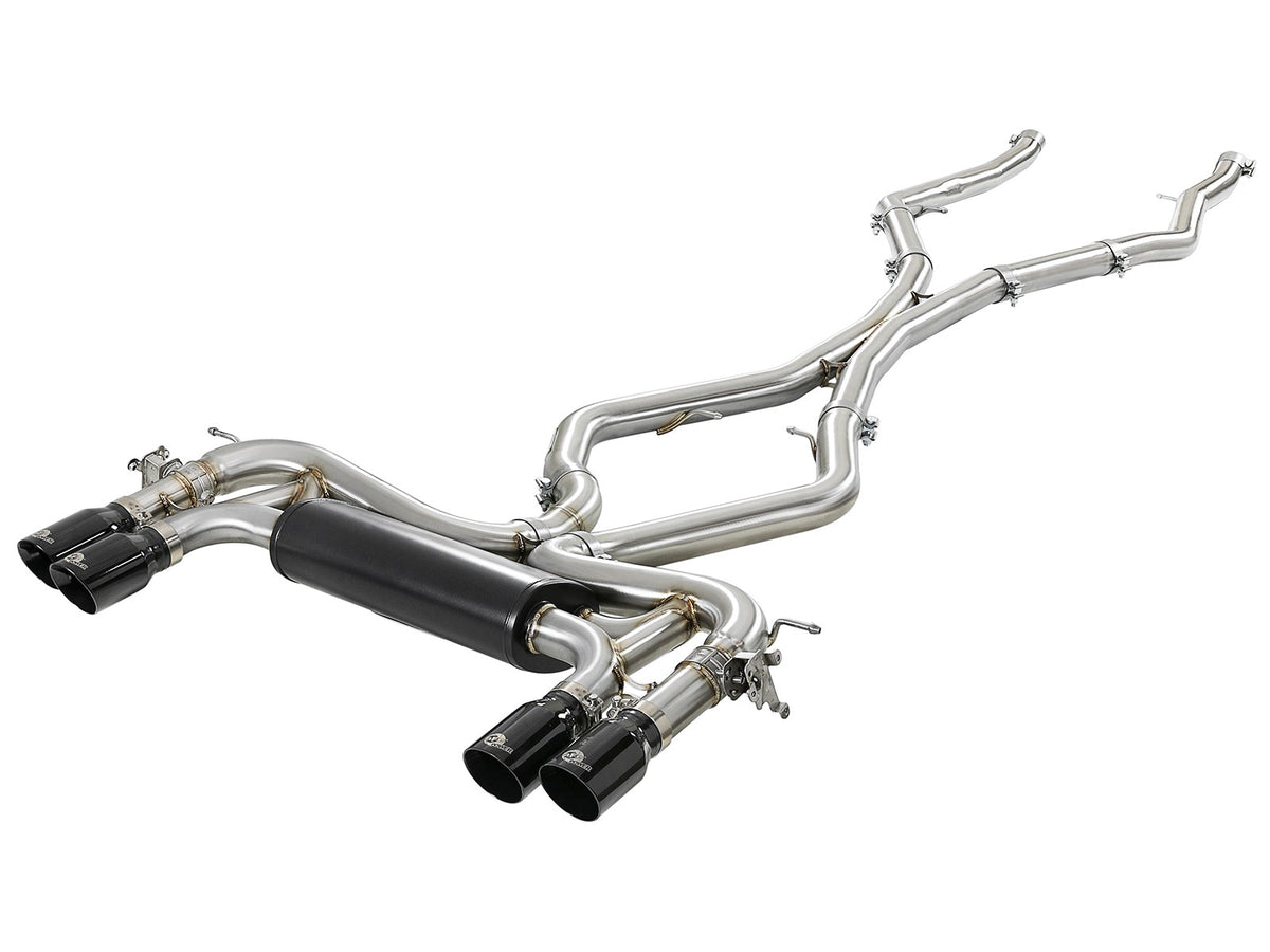 aFe MACH Force-Xp 3 IN 304 Stainless Steel Cat-Back Exhaust System - BMW X5M (F85) 2015-2018 X6M (F86) 2015-2019