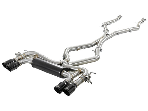 aFe MACH Force-Xp 3 IN 304 Stainless Steel Cat-Back Exhaust System - BMW X5M (F85) 2015-2018 X6M (F86) 2015-2019