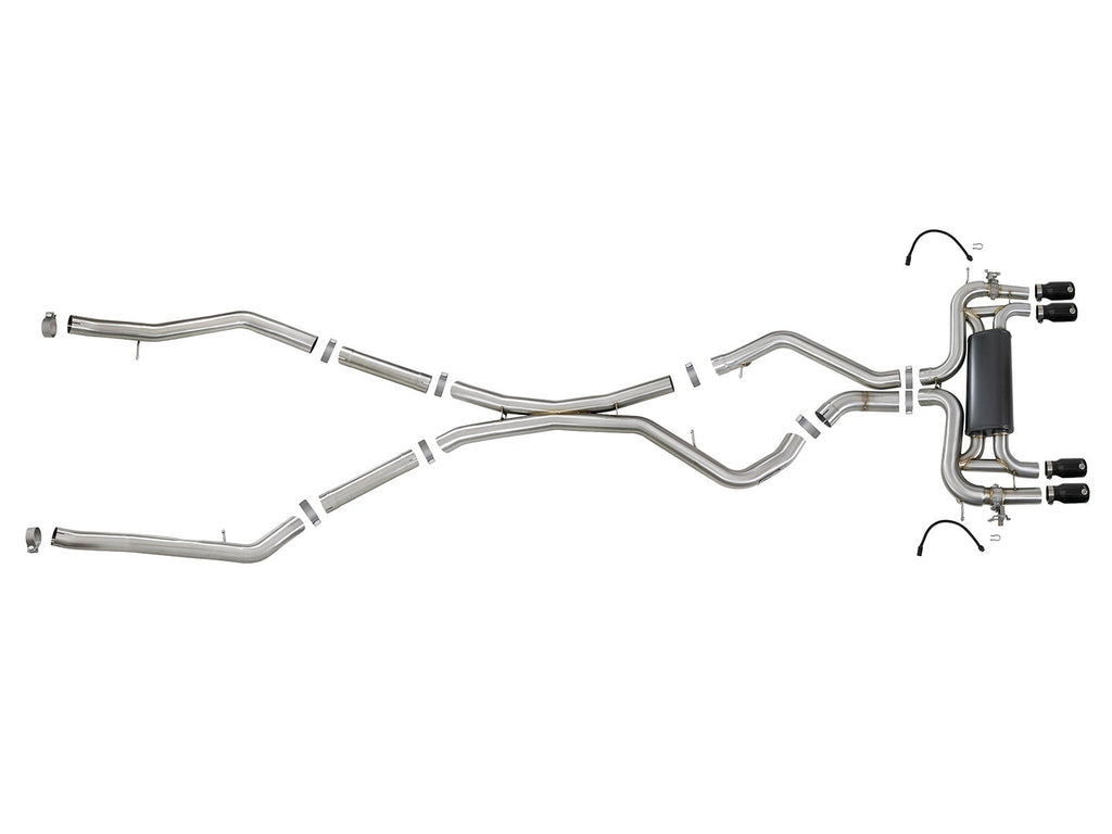 aFe MACH Force-Xp 3 IN 304 Stainless Steel Cat-Back Exhaust System - BMW X5M (F85) 2015-2018 X6M (F86) 2015-2019