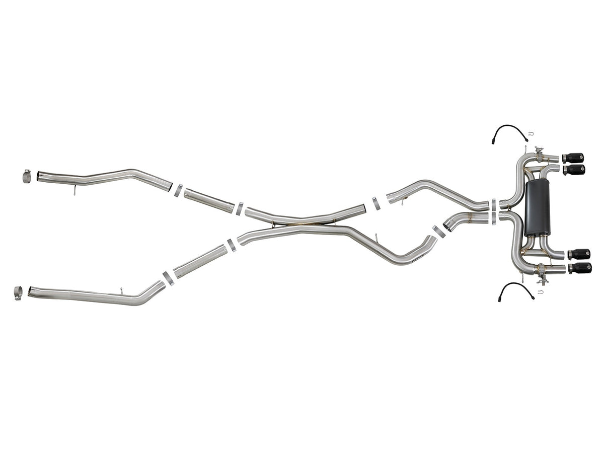aFe MACH Force-Xp 3 IN 304 Stainless Steel Cat-Back Exhaust System - BMW X5M (F85) 2015-2018 X6M (F86) 2015-2019