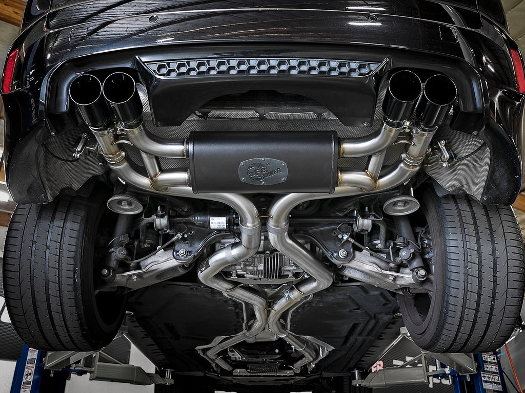 aFe MACH Force-Xp 3 IN 304 Stainless Steel Cat-Back Exhaust System - BMW X5M (F85) 2015-2018 X6M (F86) 2015-2019