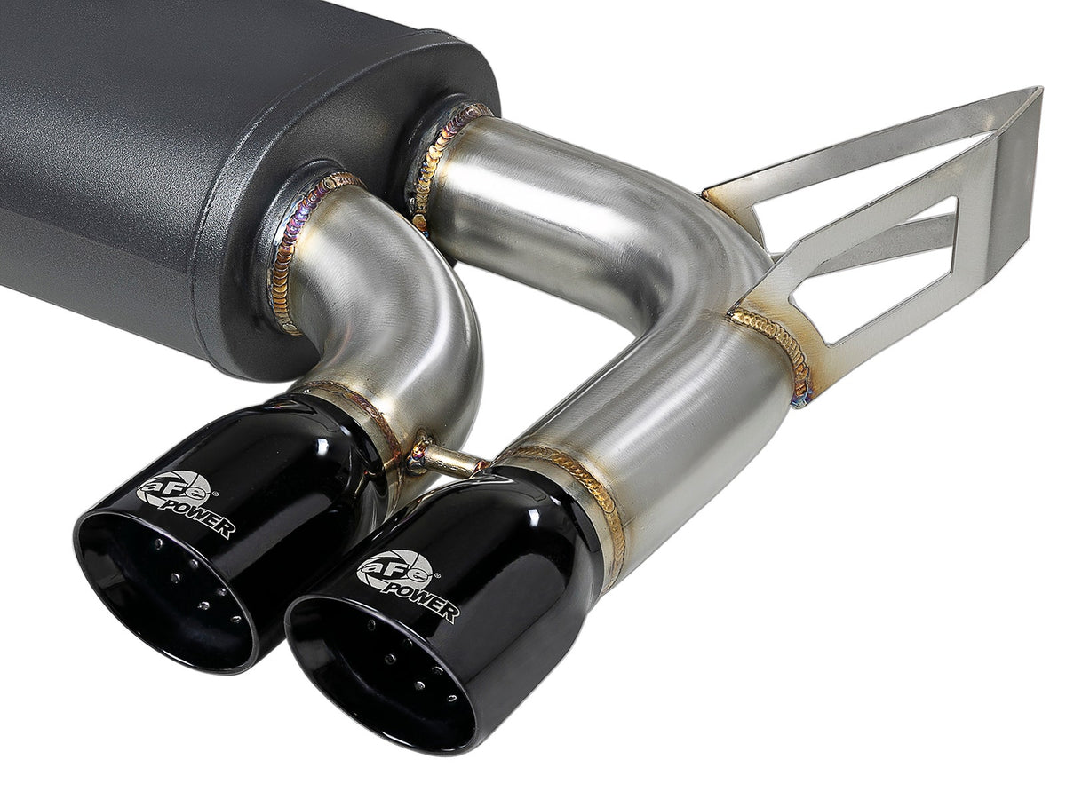 aFe MACH Force-Xp 2-1/2 IN 304 Stainless Steel Cat-Back Exhaust System - BMW M3 (E46) 2001-2006