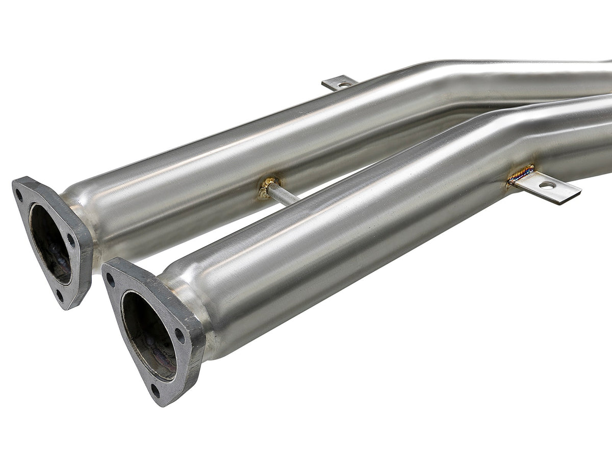 aFe MACH Force-Xp 2-1/2 IN 304 Stainless Steel Cat-Back Exhaust System - BMW M3 (E46) 2001-2006