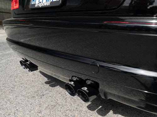 aFe MACH Force-Xp 2-1/2 IN 304 Stainless Steel Cat-Back Exhaust System - BMW M3 (E46) 2001-2006