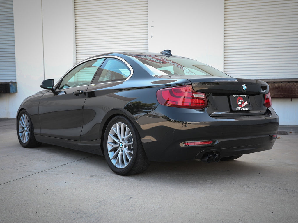 aFe MACH Force-Xp 3 IN to 2-1/4 IN 304 Stainless Steel Cat-Back Exhaust System - 2014-2016 BMW 228i (F22/23)