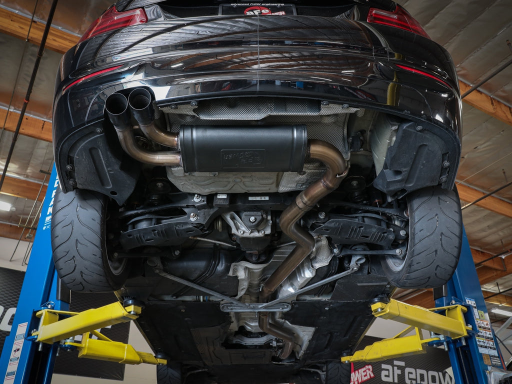 aFe MACH Force-Xp 3 IN to 2-1/4 IN 304 Stainless Steel Cat-Back Exhaust System - 2014-2016 BMW 228i (F22/23)
