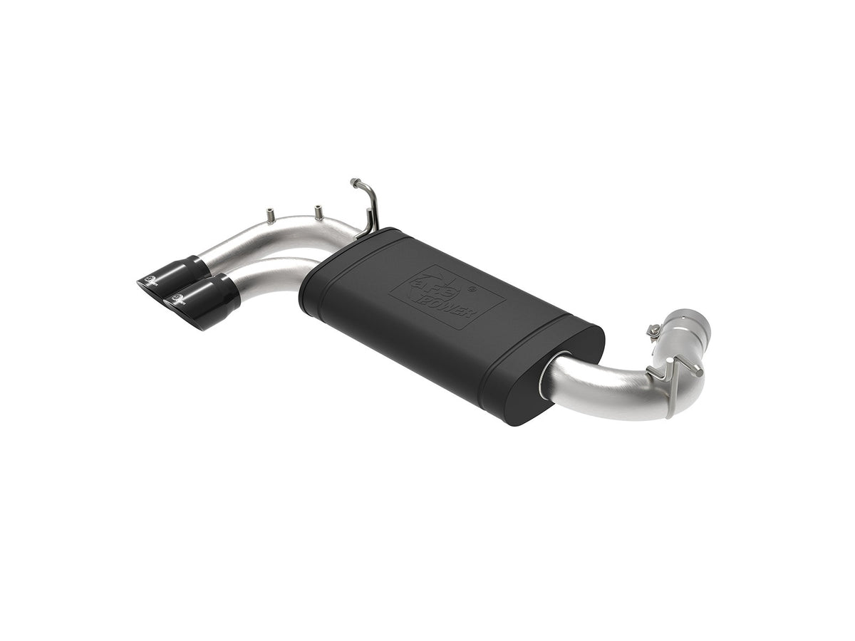 aFe MACH Force-Xp 3 IN to 2-1/4 IN 304 Stainless Steel Axle-Back Exhaust System - 2014-2016 BMW 228i (F22/23)