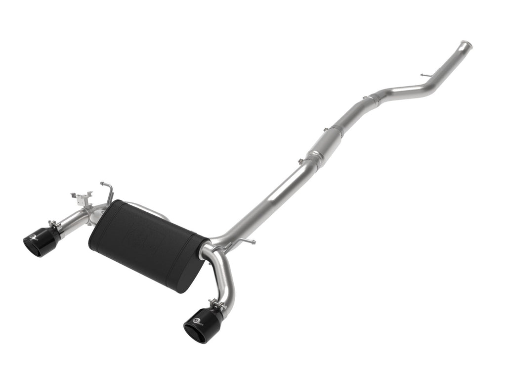 aFe MACH Force-Xp 3 IN to 2-1/2 IN 304 Stainless Steel Cat-Back Exhaust System - BMW M235i (F22/23) 2014-2016