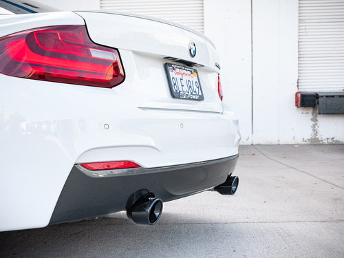 aFe MACH Force-Xp 3 IN to 2-1/2 IN 304 Stainless Steel Cat-Back Exhaust System - BMW M235i (F22/23) 2014-2016