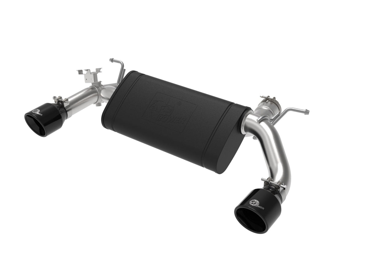 aFe MACH Force-Xp 3 IN to 2-1/2 IN 304 Stainless Steel Axle-Back Exhaust System - BMW M235i (F22/23) 2014-2016