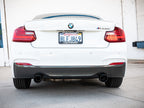 aFe MACH Force-Xp 3 IN to 2-1/2 IN 304 Stainless Steel Axle-Back Exhaust System - BMW M235i (F22/23) 2014-2016