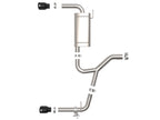 aFe MACH Force-Xp 3 IN to 2-1/2 IN 304 Stainless Steel Axle-Back Exhaust System - BMW X1 (F48) 2015-2022