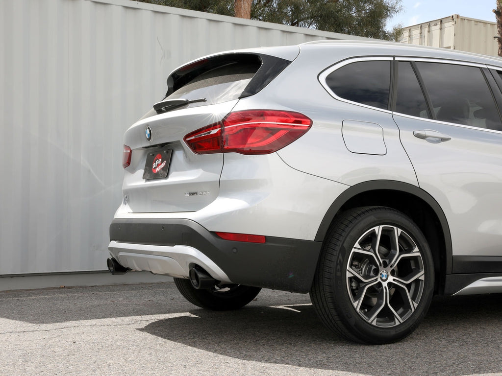 aFe MACH Force-Xp 3 IN to 2-1/2 IN 304 Stainless Steel Axle-Back Exhaust System - BMW X1 (F48) 2015-2022