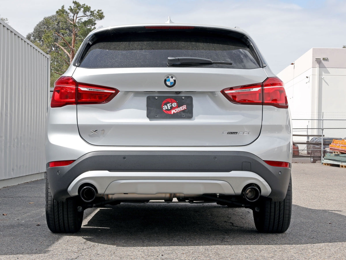 aFe MACH Force-Xp 3 IN to 2-1/2 IN 304 Stainless Steel Axle-Back Exhaust System - BMW X1 (F48) 2015-2022