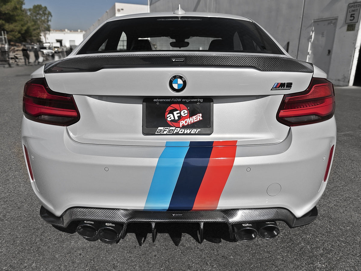 aFe MACH Force-Xp 3 IN to 2-1/2 IN 304 Stainless Steel Cat-Back Exhaust System - BMW M2 Competition (F87) 2019-2021