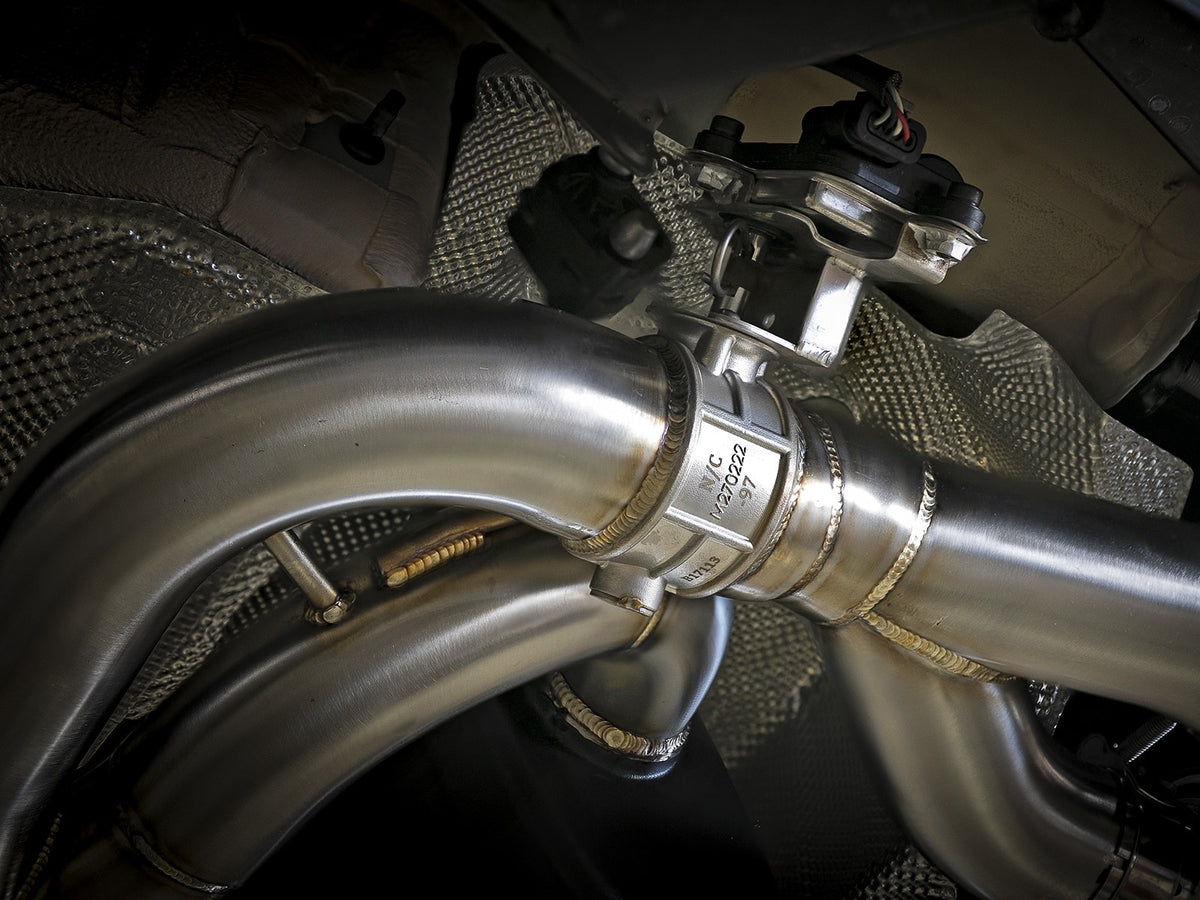 aFe MACH Force-Xp 3 IN to 2-1/2 IN 304 Stainless Steel Cat-Back Exhaust System - BMW M2 Competition (F87) 2019-2021