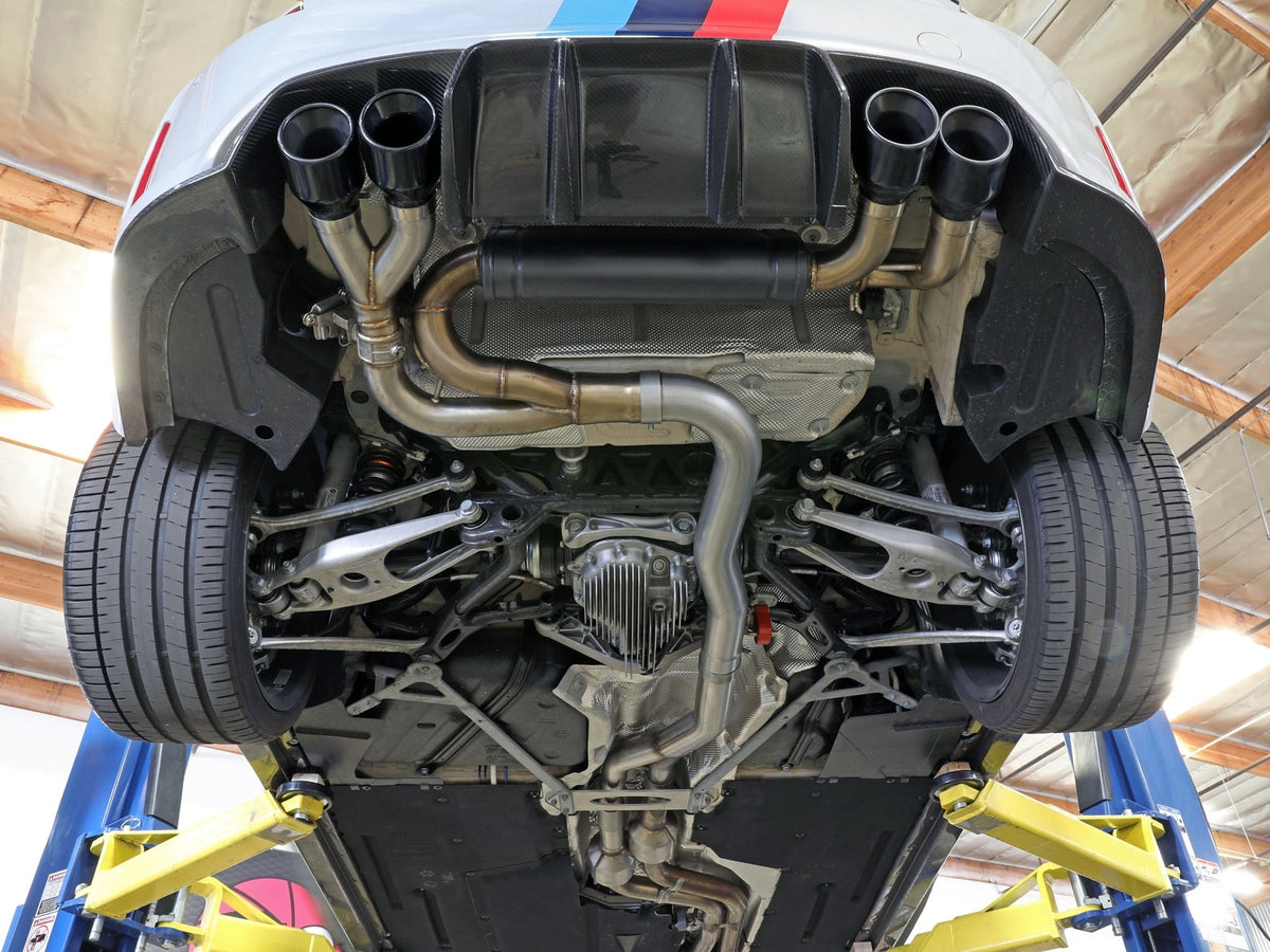 aFe MACH Force-Xp 3 IN to 2-1/2 IN 304 Stainless Steel Cat-Back Exhaust System - BMW M2 Competition (F87) 2019-2021