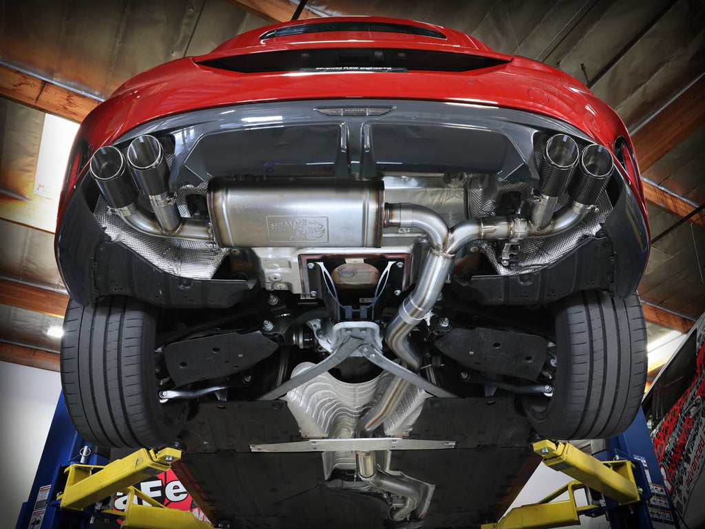 aFe MACH Force-Xp 3 IN to 2-1/2 IN 304 Stainless Steel Cat-Back Exhaust w/ Black Tip - BMW Z4 M40i (G29) 2019-2026