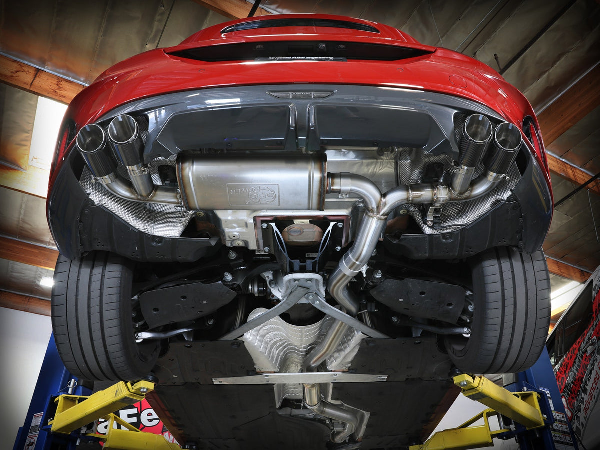 aFe MACH Force-Xp 3 IN to 2-1/2 IN 304 Stainless Steel Cat-Back Exhaust w/ Black Tip - BMW Z4 M40i (G29) 2019-2026