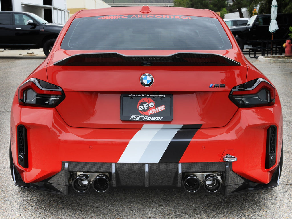 aFe MACH Force-Xp 3 IN to 2-1/2 IN 304 Stainless Steel Cat-Back Exhaust w/ Black Tip - BMW M2 (G87) 2023-2026