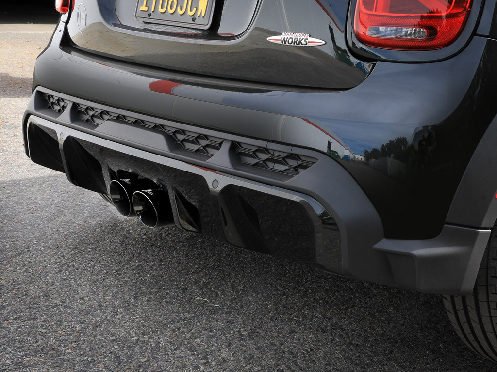 aFe MACH Force-Xp 3 IN to 2-1/2 IN 304 Stainless Steel Cat-Back Exhaust w/ Black Tip - MINI Cooper S 2014-2024/Cooper S JCW Hardtop 2015-2024