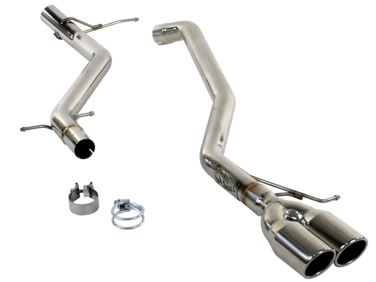 aFe MACH Force-Xp 2-1/2 in 304 Stainless Steel Cat-Back Exhaust w/ Polished Tips - Volkswagen Jetta 2009-2010