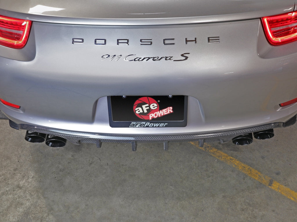 aFe MACH Force-Xp 3 IN to 2-1/2 IN 304 Stainless Steel Cat-Back Exhaust System - Porsche 911 Carrera/S (991) 2012-2016 Porsche 911 Carrera 4/4S (991) 2013-2016