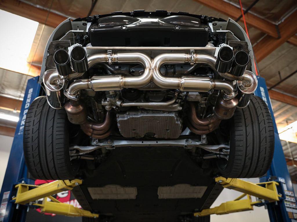 aFe MACH Force-Xp 3 IN to 2-1/2 IN 304 Stainless Steel Cat-Back Exhaust System - Porsche 911 Carrera/S (991) 2012-2016 Porsche 911 Carrera 4/4S (991) 2013-2016