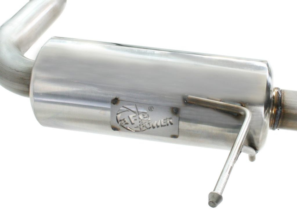 aFe MACH Force-Xp 2-1/2 IN 304 Stainless Steel Cat-Back Exhaust System - Volkswagen Beetle 2012-2016