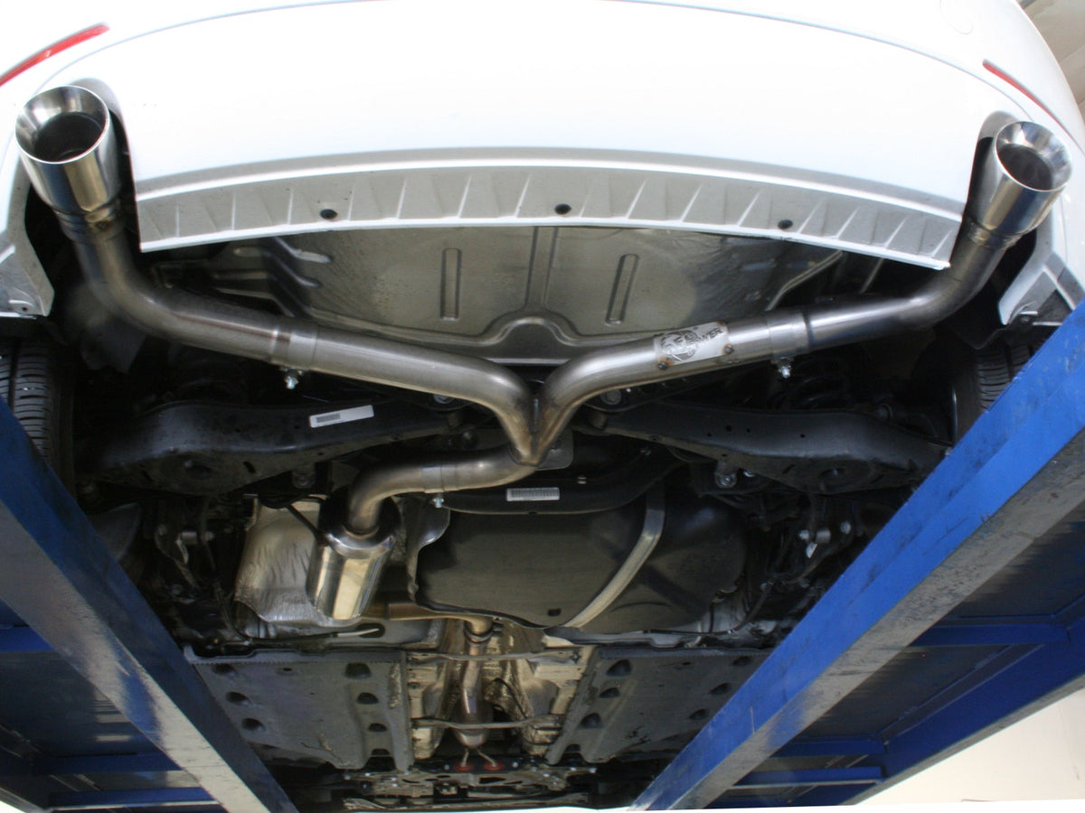aFe MACH Force-Xp 2-1/2 IN 304 Stainless Steel Cat-Back Exhaust System - Volkswagen Beetle 2012-2016
