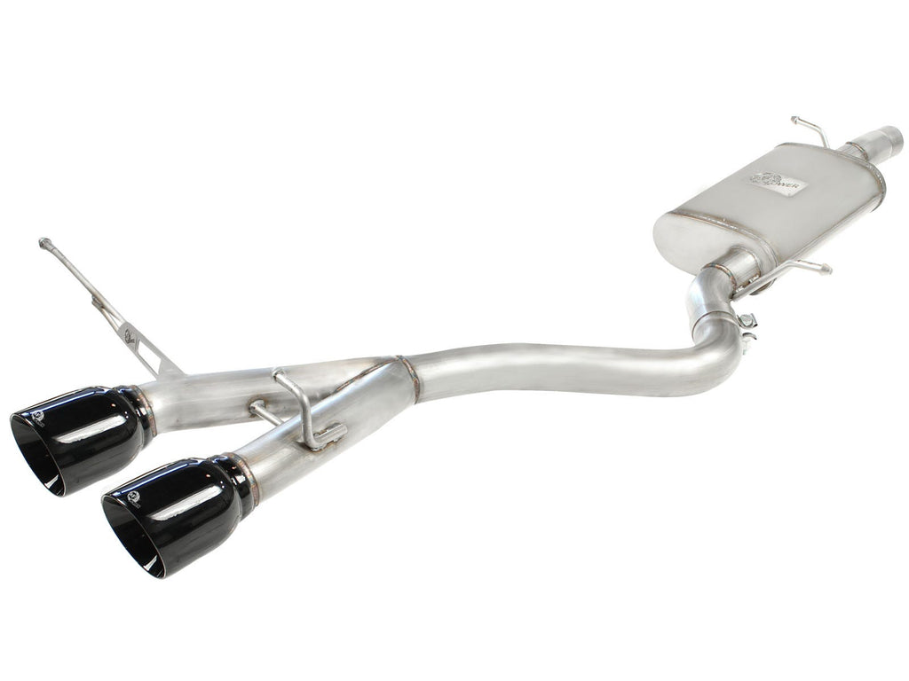 aFe MACH Force-Xp 2-1/2 IN 304 Stainless Steel Cat-Back Exhaust System - VW R32 (MKV) 2008