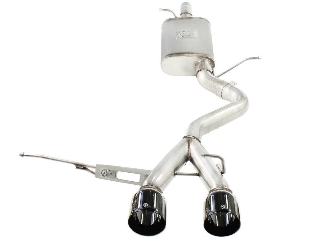 aFe MACH Force-Xp 2-1/2 IN 304 Stainless Steel Cat-Back Exhaust System - VW R32 (MKV) 2008