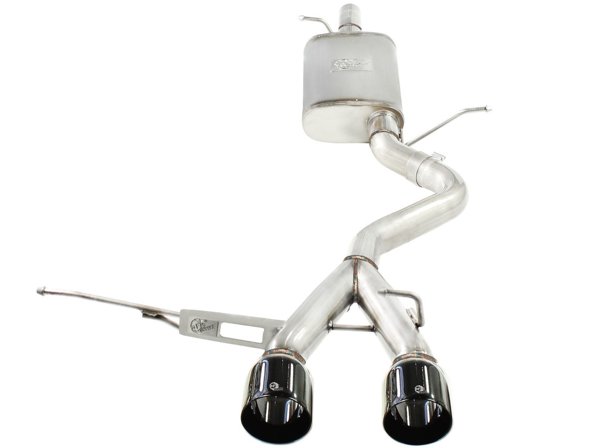 aFe MACH Force-Xp 2-1/2 IN 304 Stainless Steel Cat-Back Exhaust System - VW R32 (MKV) 2008