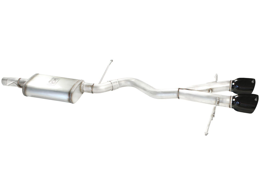 aFe MACH Force-Xp 2-1/2 IN 304 Stainless Steel Cat-Back Exhaust System - VW R32 (MKV) 2008