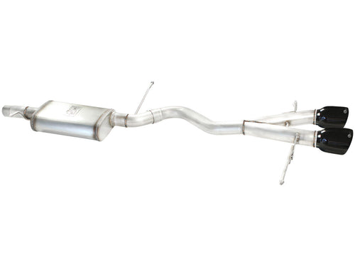 aFe MACH Force-Xp 2-1/2 IN 304 Stainless Steel Cat-Back Exhaust System - VW R32 (MKV) 2008
