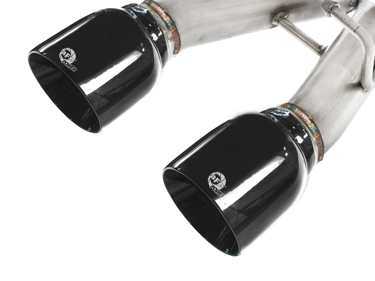 aFe MACH Force-Xp 2-1/2 IN 304 Stainless Steel Cat-Back Exhaust System - VW R32 (MKV) 2008