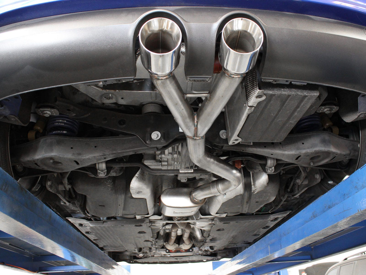 aFe MACH Force-Xp 2-1/2 IN 304 Stainless Steel Cat-Back Exhaust System - VW R32 (MKV) 2008