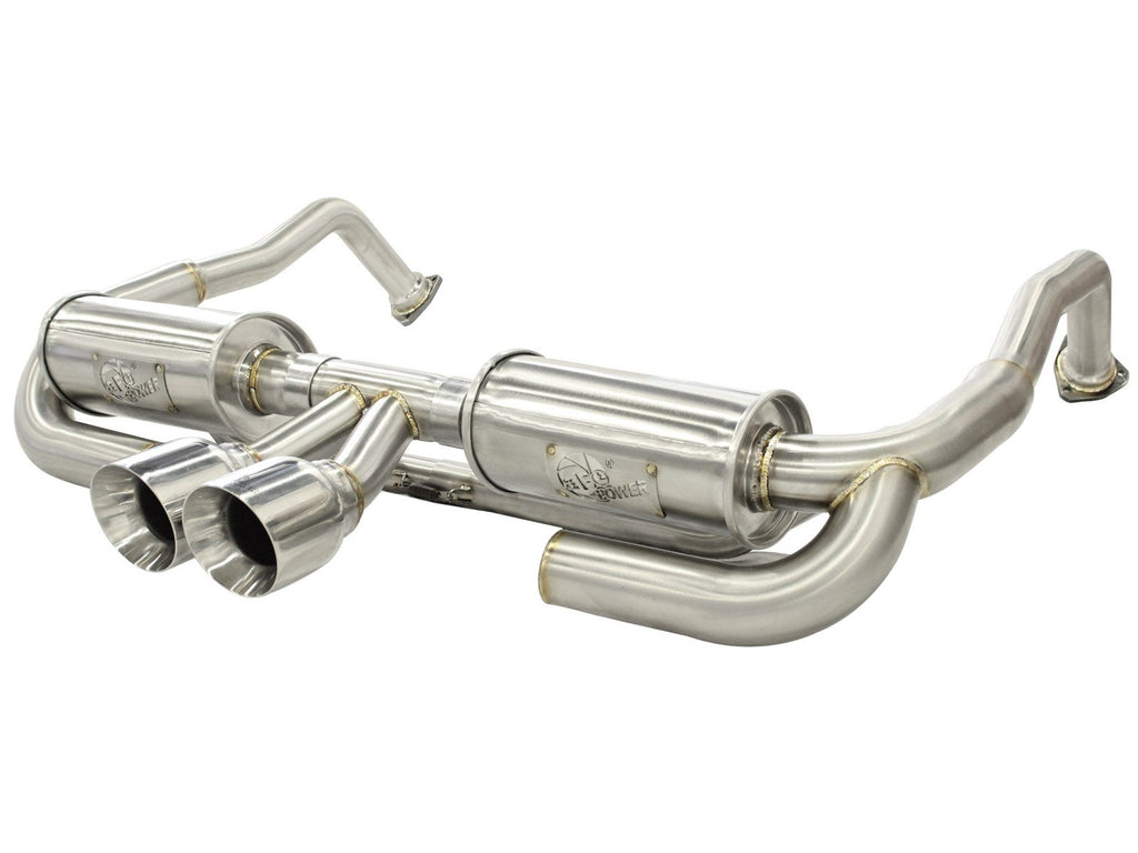 aFe MACH Force-Xp 2 IN to 2-1/2 IN 304 Stainless Steel Cat-Back Exhaust System - Porsche Boxster/S (987.1) 2005-2008 Porsche Cayman/S (987.1) 2006-2008