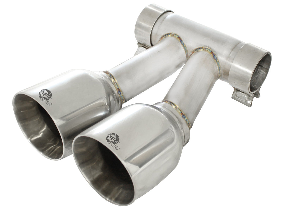 aFe MACH Force-Xp 4 IN 304 Stainless Steel Exhaust Tip - Porsche Boxster/S (987.1) 2005-2008 Porsche Cayman/S (987.1) 2006-2008