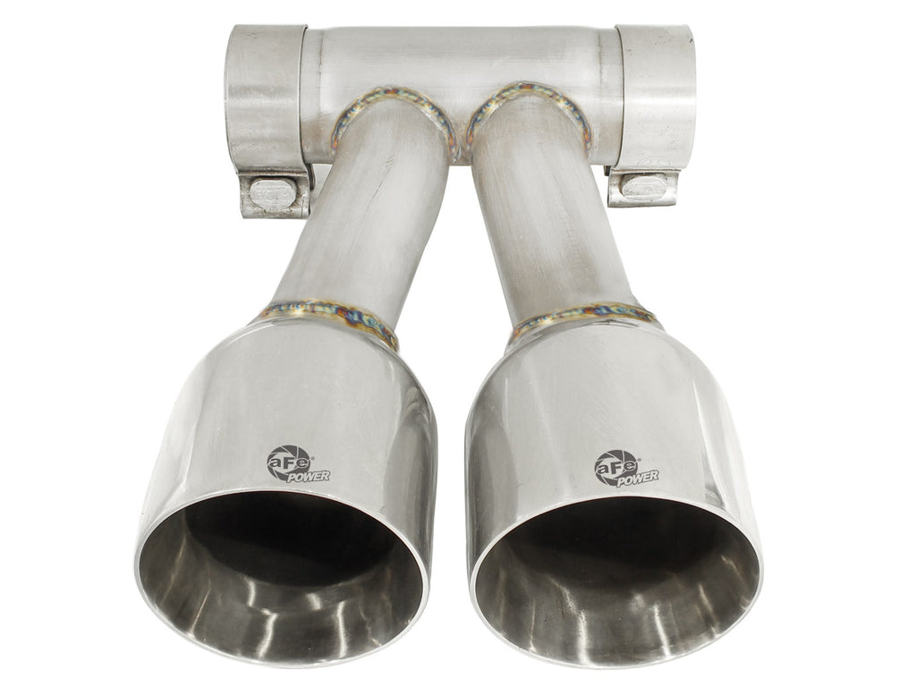 aFe MACH Force-Xp 4 IN 304 Stainless Steel Exhaust Tip - Porsche Boxster/S (987.1) 2005-2008 Porsche Cayman/S (987.1) 2006-2008