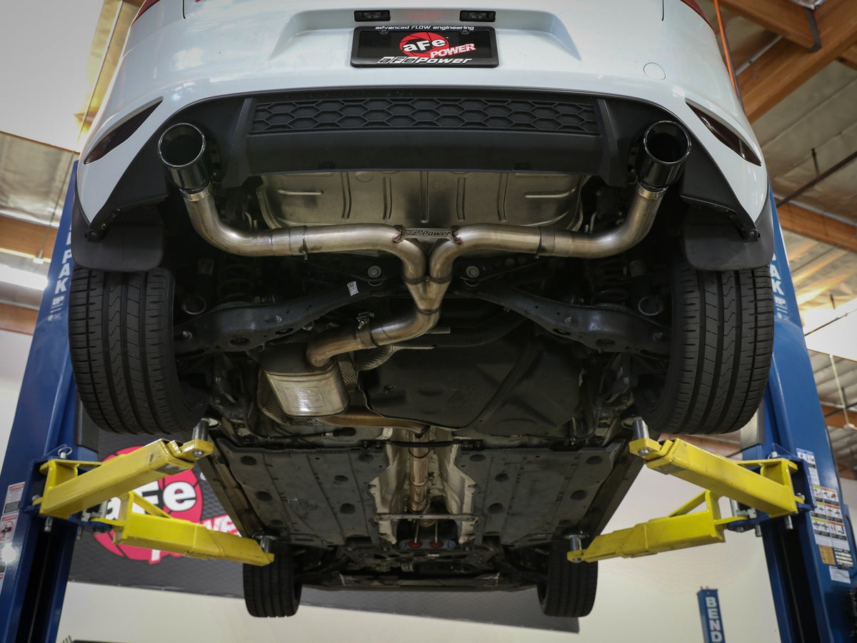 aFe MACH Force-Xp 3 IN to 2-1/2 IN 304 Stainless Steel Cat-Back Exhaust System - 2015-2017 VW GTI (MKVII)