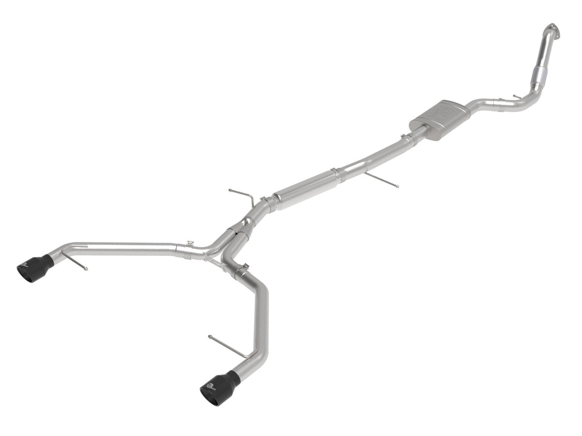 aFe MACH Force-Xp 3 IN to 2-1/2 IN 304 Stainless Steel Cat-Back Exhaust System - Audi A4 (B9) 2017-2019